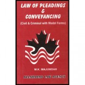 Allahabad Law Agency's Law of Pleadings & Conveyancing [D.P.C] For B.S.L & L.L.B by M. K. Majumdar